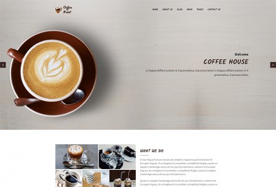 Cafeteria HTML Website Template