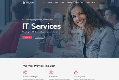 Shared Office Spaces WordPress Theme