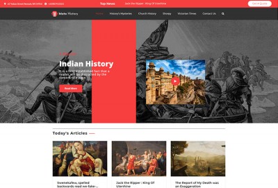 History WordPress Theme